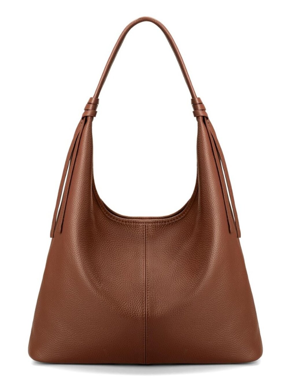 Genuine Leather Slouchy Hobo Purses for Women, Casual Hobo Bags
